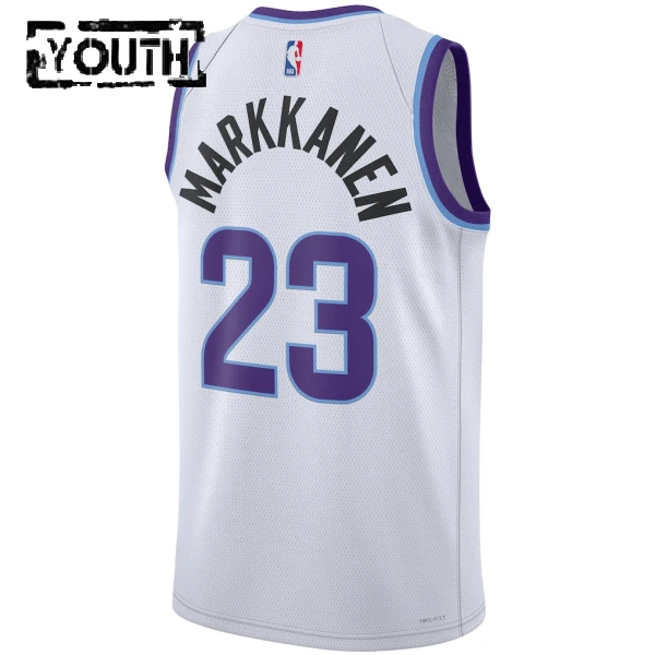 Maglia Utah Jazz Lauri Markkanen Association Edition 2025-26 Swingman Bianco - Bambino