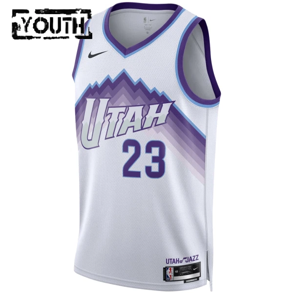 Maglia Utah Jazz Lauri Markkanen Association Edition 2025-26 Swingman Bianco - Bambino
