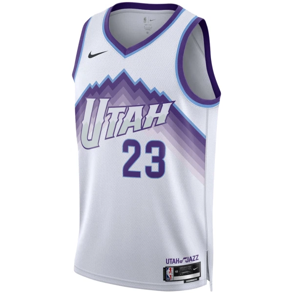 Maglia Utah Jazz Lauri Markkanen Association Edition 2025-26 Swingman Bianco - Uomo