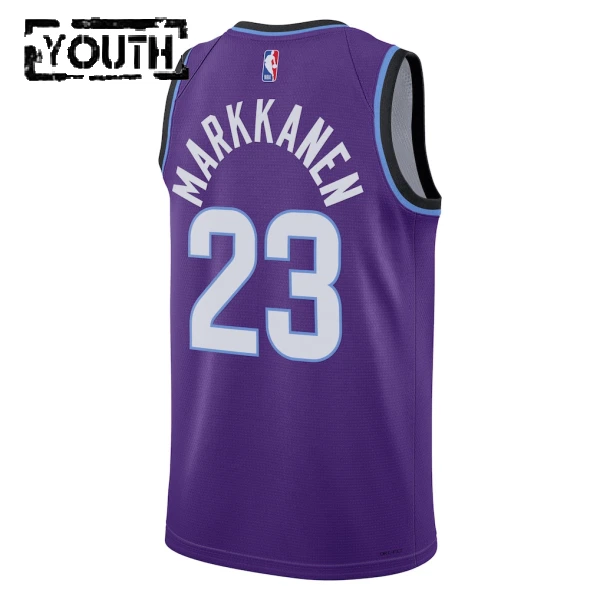 Maglia Utah Jazz Lauri Markkanen Icon Edition 2025-26 Swingman Viola - Bambino