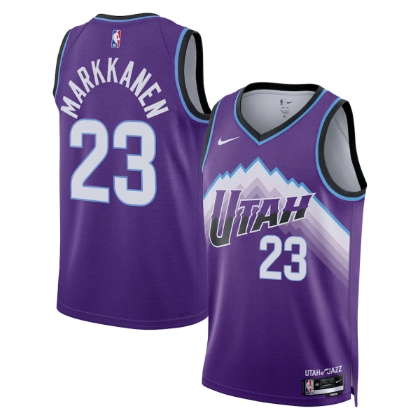 Maglia Utah Jazz Lauri Markkanen Icon Edition 2025-26 Swingman Viola - Uomo
