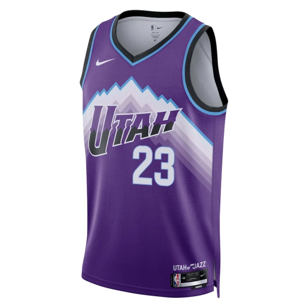 Maglia Utah Jazz Lauri Markkanen Icon Edition 2025-26 Swingman Viola - Uomo