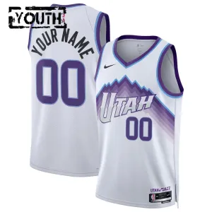 Maglia Utah Jazz Personalizzata Association Edition 2025-26 Swingman Bianco - Bambino