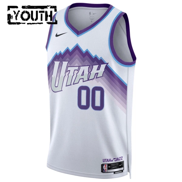 Maglia Utah Jazz Personalizzata Association Edition 2025-26 Swingman Bianco - Bambino