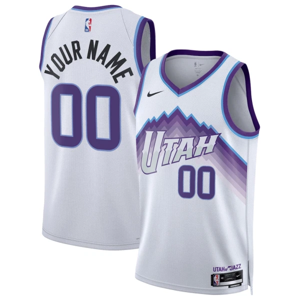 Maglia Utah Jazz Personalizzata Association Edition 2025-26 Swingman Bianco - Uomo
