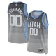 Maglia Utah Jazz Personalizzata City Edition 2025-26 Swingman Grigio - Uomo