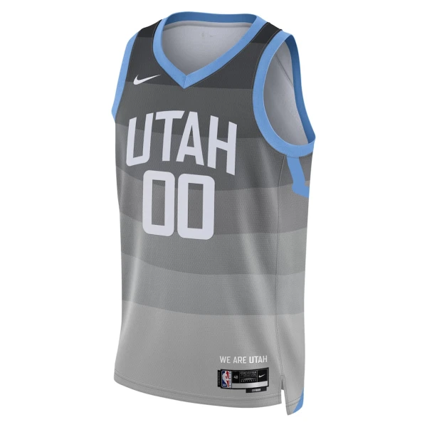 Maglia Utah Jazz Personalizzata City Edition 2025-26 Swingman Grigio - Uomo