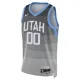 Maglia Utah Jazz Personalizzata City Edition 2025-26 Swingman Grigio - Uomo