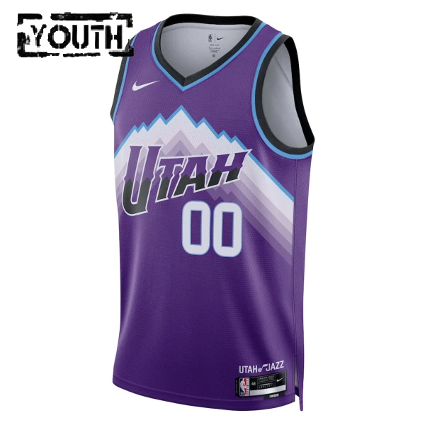 Maglia Utah Jazz Personalizzata Icon Edition 2025-26 Swingman Viola - Bambino