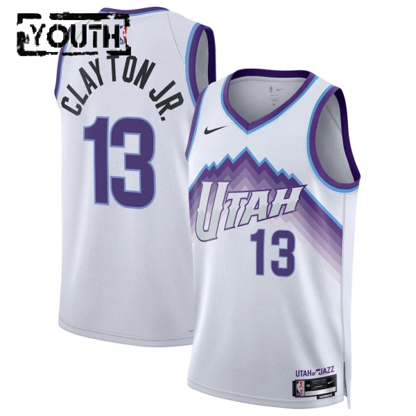Maglia Utah Jazz Walter Clayton JR Association Edition 2025-26 Swingman Bianco - Bambino
