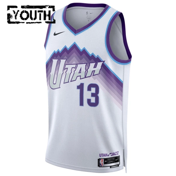 Maglia Utah Jazz Walter Clayton JR Association Edition 2025-26 Swingman Bianco - Bambino