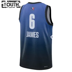 Maglia Lebron James 6 All Star 2023 Swingman Blu - Bambino