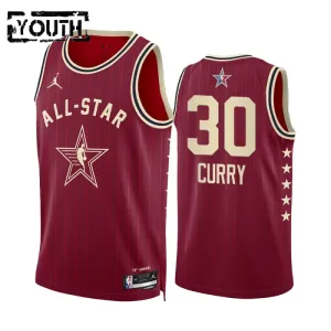 Maglia Stephen Curry All Star 2024 Swingman Rosso - Bambino Maglia Stephen Curry All Star 2024 Swingman Rosso - Bambino