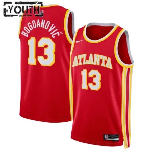 Maglia Atlanta Hawks Bogdan Bogdanovic 13 Icon Edition Swingman Rosso - Bambino
