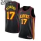 Maglia Atlanta Hawks Jordan Onyeka Okongwu 17 Statement Edition Swingman Nero - Bambino