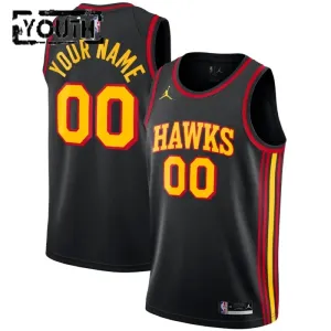 Maglia Atlanta Hawks Jordan Personalizzata Statement Edition Swingman Nero - Bambino