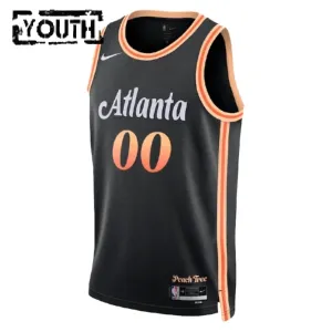 Maglia Atlanta Hawks Personalizzata City Edition 2022-23 Swingman Nero - Bambino