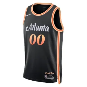 Maglia Atlanta Hawks Personalizzata City Edition 2022-23 Swingman Nero - Uomo