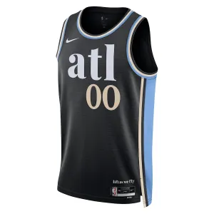 Maglia Atlanta Hawks Personalizzata City Edition 2023-24 Swingman Nero - Uomo