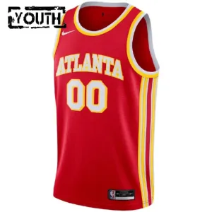 Maglia Atlanta Hawks Personalizzata Icon Edition Swingman Rosso - Bambino