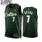 Maglia Boston Celtics Jaylen Brown 7 City Edition 2022-23 Swingman Verde - Bambino