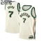 Maglia Boston Celtics Jaylen Brown 7 City Edition 2023-24 Swingman Bianco - Bambino