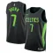 Maglia Boston Celtics Jaylen Brown City Edition 2024-25 Swingman Nero - Uomo