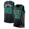 Maglia Boston Celtics Jordan Personalizzata Statement Edition Swingman Nero - Uomo
