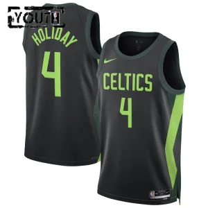 Maglia Boston Celtics Jrue Holiday City Edition 2024-25 Swingman Nero - Bambino