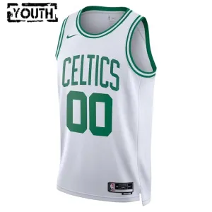 Maglia Boston Celtics Personalizzata Association Edition Swingman Bianco - Bambino