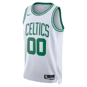 Maglia Boston Celtics Personalizzata Association Edition Swingman Bianco - Uomo