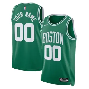 Maglia Boston Celtics Personalizzata Icon Edition Swingman Verde - Uomo