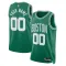 Maglia Boston Celtics Personalizzata Icon Edition Swingman Verde - Uomo
