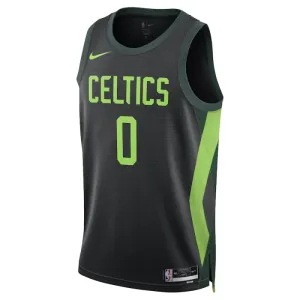 Maglia Boston Celtics Tatum City Edition 2024-25 Swingman Nero - Uomo