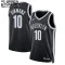 Maglia Brooklyn Nets Ben Simmons 10 Icon Edition Swingman Nero - Bambino