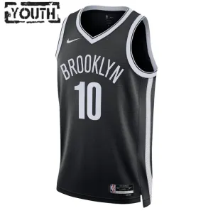 Maglia Brooklyn Nets Ben Simmons 10 Icon Edition Swingman Nero - Bambino