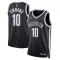 Maglia Brooklyn Nets Ben Simmons 10 Icon Edition Swingman Nero - Uomo