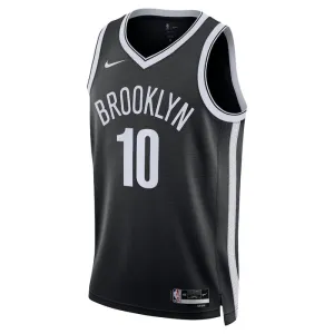 Maglia Brooklyn Nets Ben Simmons 10 Icon Edition Swingman Nero - Uomo