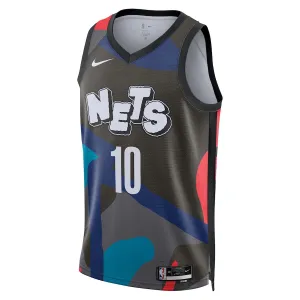 Maglia Brooklyn Nets Ben Simmons City Edition 2023-24 Swingman Nero - Uomo