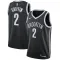 Maglia Brooklyn Nets Blake Griffin 2 Icon Edition Swingman Nero - Uomo