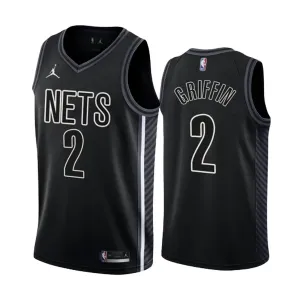 Maglia Brooklyn Nets Blake Griffin 2 Statement Edition Swingman Nero - Uomo Maglia Brooklyn Nets Blake Griffin 2 Statement Edition Swingman Nero - Uomo