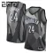 Maglia Brooklyn Nets Cam Thomas City Edition 2024-25 Swingman Grigio - Bambino
