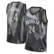 Maglia Brooklyn Nets Cam Thomas City Edition 2024-25 Swingman Grigio - Uomo