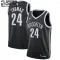 Maglia Brooklyn Nets Cameron Thomas 24 Icon Edition Swingman Nero - Bambino
