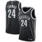 Maglia Brooklyn Nets Cameron Thomas 24 Icon Edition Swingman Nero - Uomo