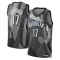 Maglia Brooklyn Nets Dennis Schroder City Edition 2024-25 Swingman Grigio - Uomo