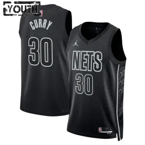 Maglia Brooklyn Nets Jordan Seth Curry 30 Statement Edition Swingman Nero - Bambino