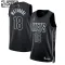 Maglia Brooklyn Nets Jordan Yuta Watanabe 18 Statement Edition Swingman Nero - Bambino
