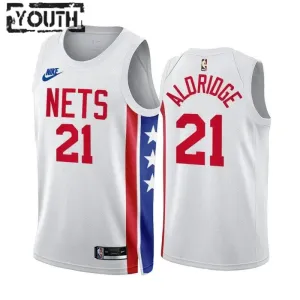 Maglia Brooklyn Nets Lemarcus Aldridge 21 Classic Edition 2022-23 Swingman Bianco - Bambino Maglia Brooklyn Nets Lemarcus Aldridge 21 Classic Edition 2022-23 Swingman Bianco - Bambino