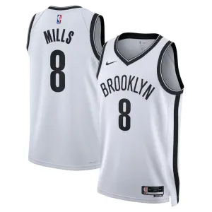 Maglia Brooklyn Nets Patty Mills 8 Association Edition Swingman Bianco - Uomo
